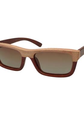 墨镜时尚风实木全框太阳镜