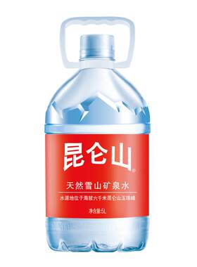 矿泉水昆仑山天然水5L*4