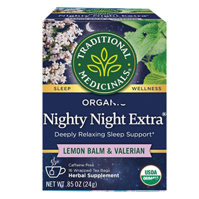 Traditional美国认证TM洋甘菊舒爽西番莲香蜂草玫瑰芙蓉花茶睡眠