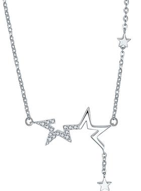 周六福S925银项链小众设计