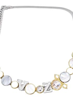 定制复古老钱风锁骨choker