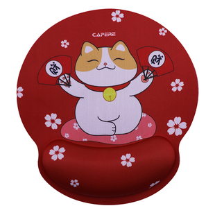 CAPERE(铠雷)慢回弹鼠标垫护腕 可爱卡通动漫创意电脑办公游戏垫