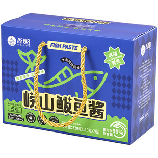 青岛特产崂山鲅鱼酱尚趣老青岛即食海鲜酱礼盒伴手礼110g