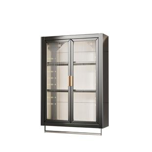 厨房置物柜壁挂式多层小壁柜调料品收纳柜调料瓶储物柜调料置物架