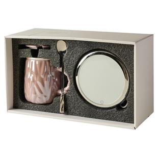 舍里年会礼品女生55度恒温杯垫暖暖杯轻奢办公室马克杯实用伴手礼