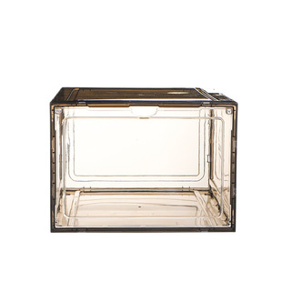 亚克力篮球鞋盒正开透明鞋盒收纳盒 磁吸鞋子收纳盒可叠加储物盒