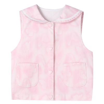 【商场同款】安奈儿童装女童翻领马夹秋新款甜美马甲XG532117