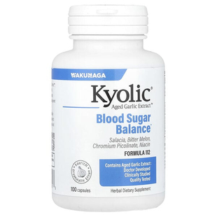 Kyolic高浓缩大蒜素机体免疫有机大蒜提取草本补充剂血糖体重管理