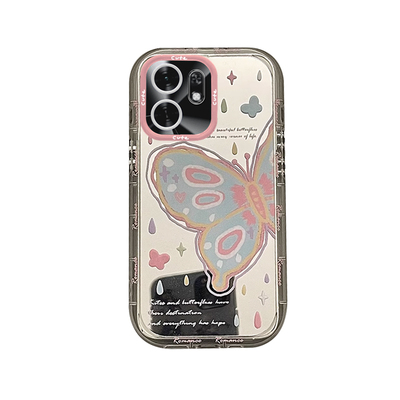 适用荣耀畅玩系列油画蝴蝶手机壳