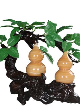 家居客厅中式风祝福葫芦摆件新品