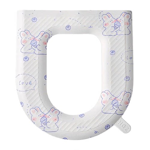 马桶垫可水洗家用防水免洗四季通用粘贴式坐垫坐便套座圈贴垫印花