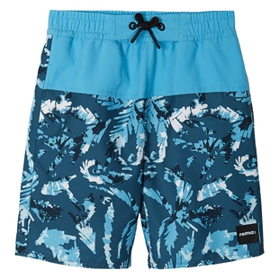 reima大童男女儿童沙滩裤夏季新款防紫外线短裤休闲防晒泳裤