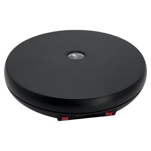 晴美LED灯电动拍摄影玩具手办可调速转盘珠宝饰品直播旋转展示台