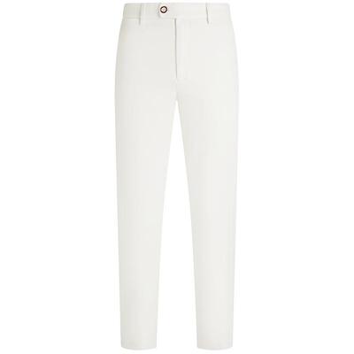 卓凡尼华伦天奴复古白色休闲裤