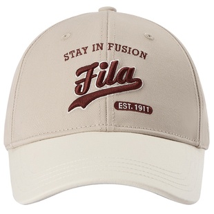 FILA FUSION斐乐官方男女同款棒球帽情侣运动帽鸭舌帽百搭帽子