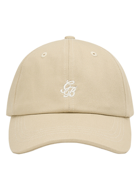 GOODBAI 男女同款撞色logo刺绣弯檐斜纹洗水棒球帽