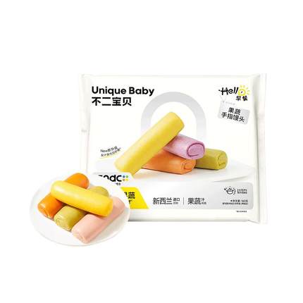 不二宝贝手指馒头果蔬半成品早餐搭无添加零糖婴儿幼儿童宝宝辅食