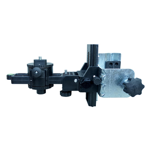 水平仪多功能微调云台伸缩杆红外线底座升降支撑杆360度旋转支架