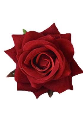 手工布艺仿真玫瑰花朵舞蹈表演