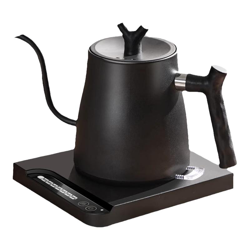 温控手冲壶烧水壶泡茶专用细长嘴控温电热水壶咖啡套装手冲咖啡壶