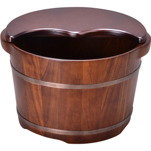 花梨木泡脚桶木桶足浴洗脚木盆木质过小腿家用高深桶足疗按摩盆