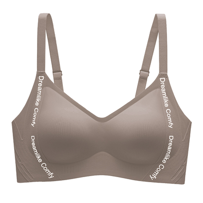 提拉大码胖MM光面无痕无钢托运动