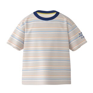 【新品】papa爬爬夏季儿童T恤男女童小山风短袖吸湿速干凉感防晒
