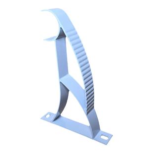 老式加长13cm窗帘支架侧顶装罗马杆单托架固定底座单码单拖孔距75