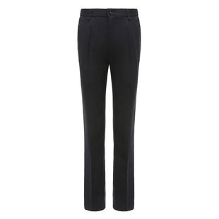 上海银行北汶浪藏青色西裤修身女士直筒裤4S店证券保险销售工作裤