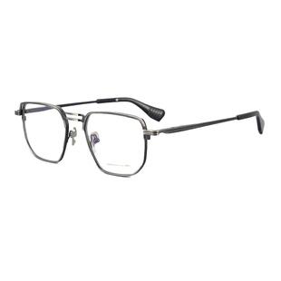 DTX153纯钛复古时尚眼镜框男款大框152mm不夹脸简约帅气可配度数
