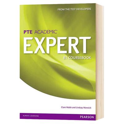 PTE学术英语考试B1教材 英文原版 Expert Pearson Test of English Academic B1 Standalone Coursebook PTE 培生学生用书 英文版