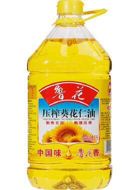 鲁花剥壳去皮葵花仁油5L