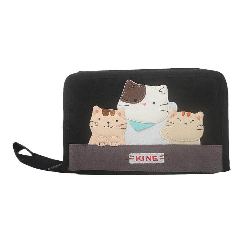 kine猫双层手机袋大容量可爱手拿