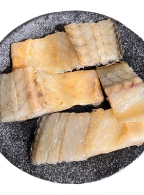 温州特产海鲜批发市场直发冷冻咸黄花鱼中段大黄鱼干切片包邮