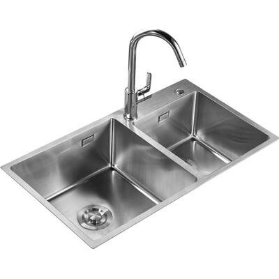 九牧卫浴厨房加厚手工不锈钢水槽