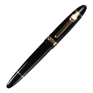 螺旋笔帽金属商务签字笔定制重手感高档黑色水笔宝珠笔办公中性笔高颜值碳素笔中性签字笔走珠笔粗大笔杆办公