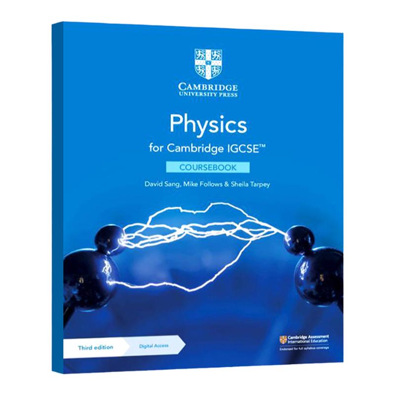 0625考试 剑桥国际IGCSE物理考试课程 Cambridge IGCSE Physics with Digital Access Coursebook/Workbook/Practical  带线上资源