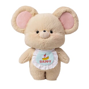 乐乐鼠玩偶喵它姐原创可爱小老鼠毛绒玩具公仔陪睡觉仓鼠生日礼物