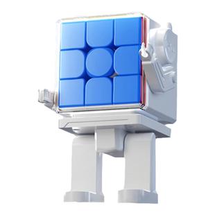 魔域文化魔方机器人磁力三阶二阶四阶展示盒玩具正品比赛专用益智