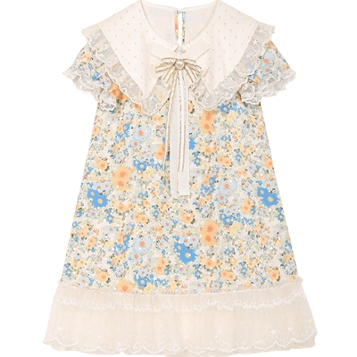 maxrieny童装碎花连衣裙