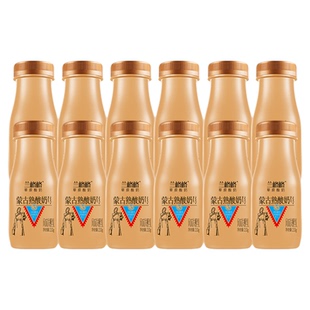 兰格格草原内蒙炭烧熟酸奶210g*12瓶酸奶便携小瓶便携随身装