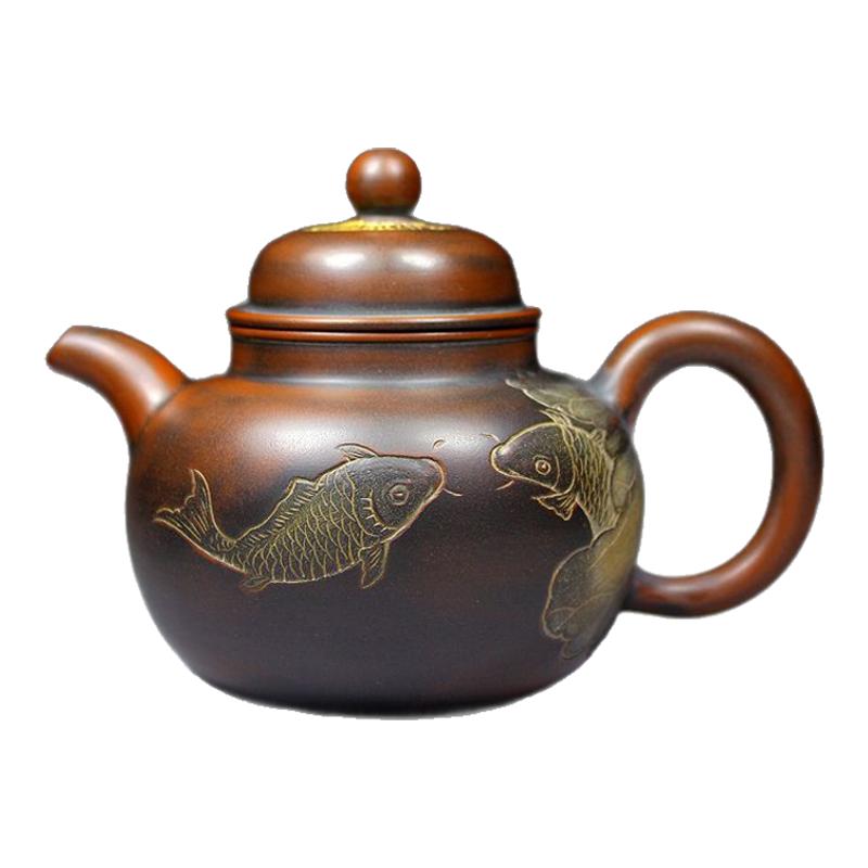 壶藏福大师名家风纯手工紫泥茶壶