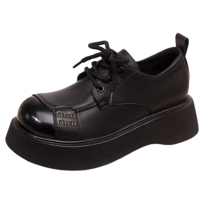 春秋季新款学院风设计感乐福鞋