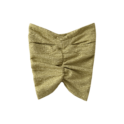 性感褶皱纹理短款内搭抹胸背心