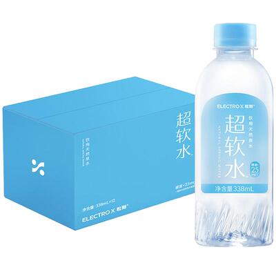 ELECTROX饮用水338ml*12瓶超软水