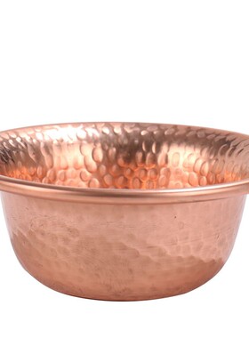 手工敲打红铜供水杯家居工艺用品