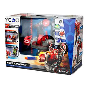 银辉遥控变形机器人对战机器人玩具软弹枪发射器男孩礼物套装