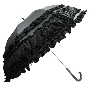 日系哥特风lo伞洛丽塔lolita伞花嫁原创少女心公主伞蕾丝鸟笼洋伞