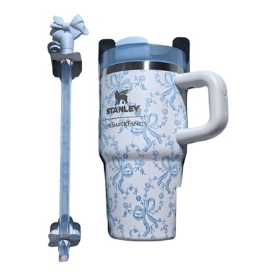 正品Stanley591ml丝带款史丹利大容量车载冰霸杯不锈钢保温杯水杯