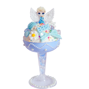 儿童diy手工制作轻粘土水晶泥冰淇淋套装女孩益智玩具礼物 材料包